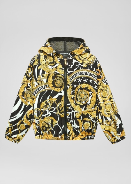 Versace Savage Barocco Print Huvjacka Pojke - 324096XGU